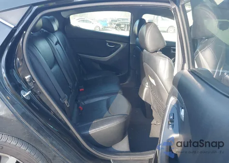 2014 Hyundai Elantra Limited z USA, uszkodzony, nr VIN 5NPDH4AEXEH474060